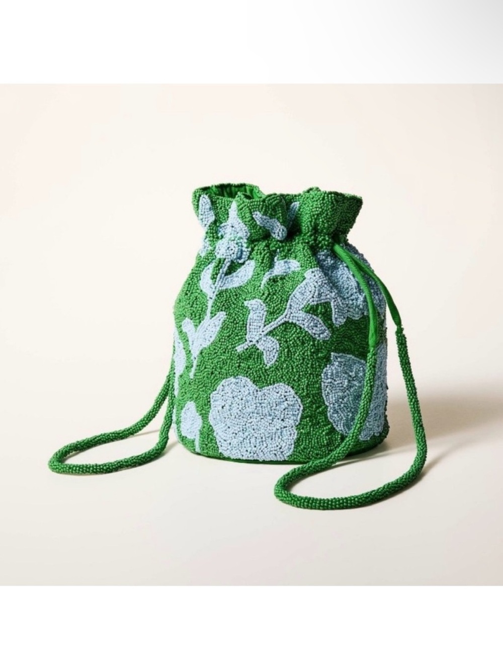 Kate Spade  Beaded Drawstring bag NWT